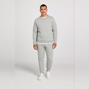 DSG NWT Classic Grey Fleece Crew Oversized Sweatshirt L